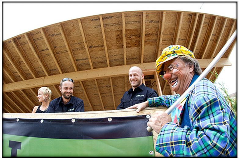 muziekfestival en tijdelijke duurzame architectuur realisatie