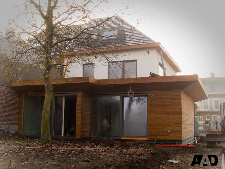 Duurzame houten gevelbekleding renovatie architectuur ontwerp