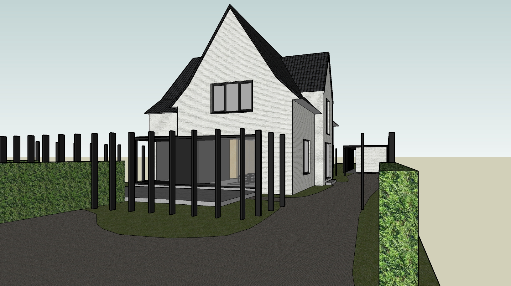 3D visualisatie architectuurontwerp renovatieproject 