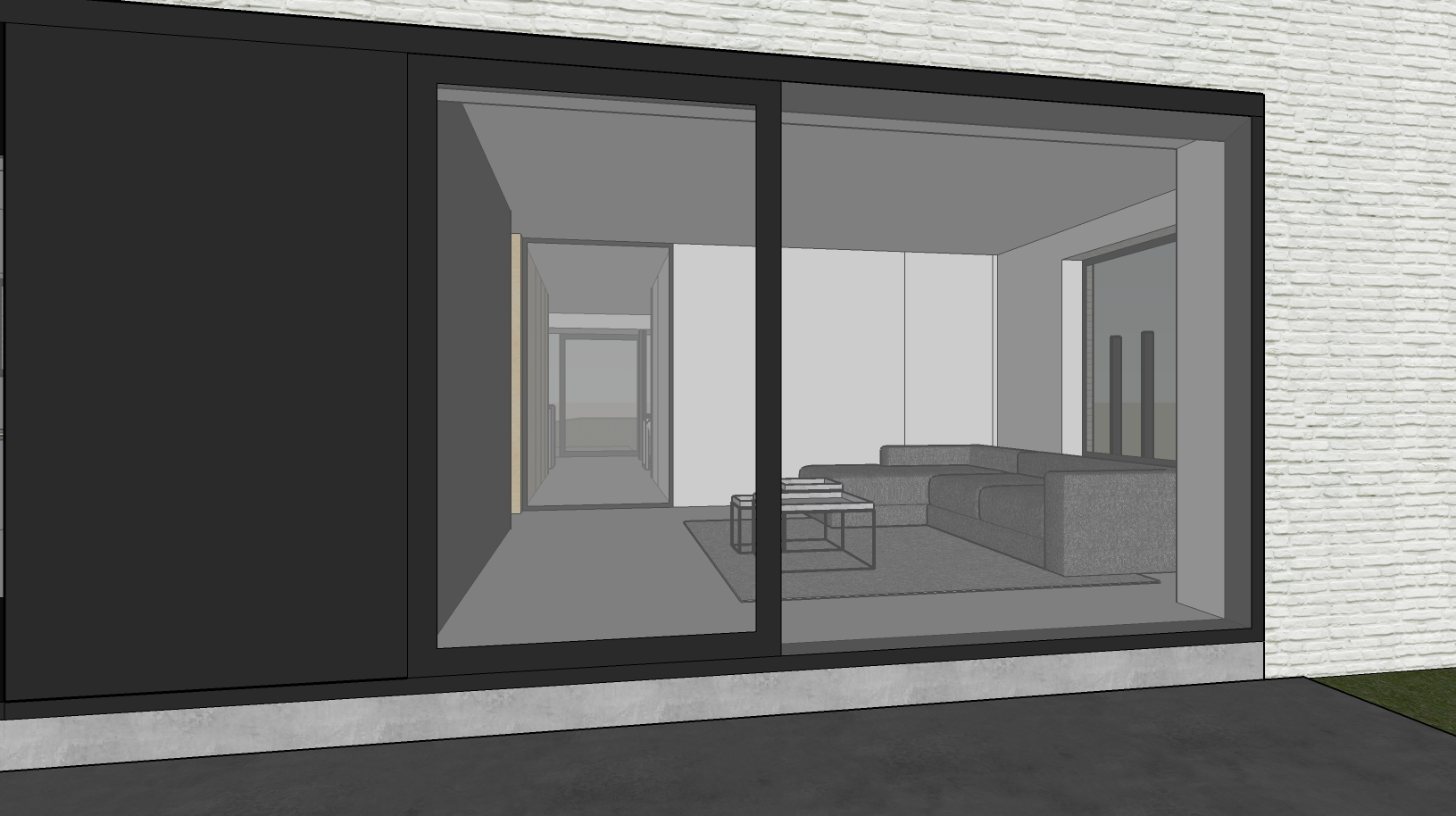 3D visualisatie architectuurontwerp renovatieproject 