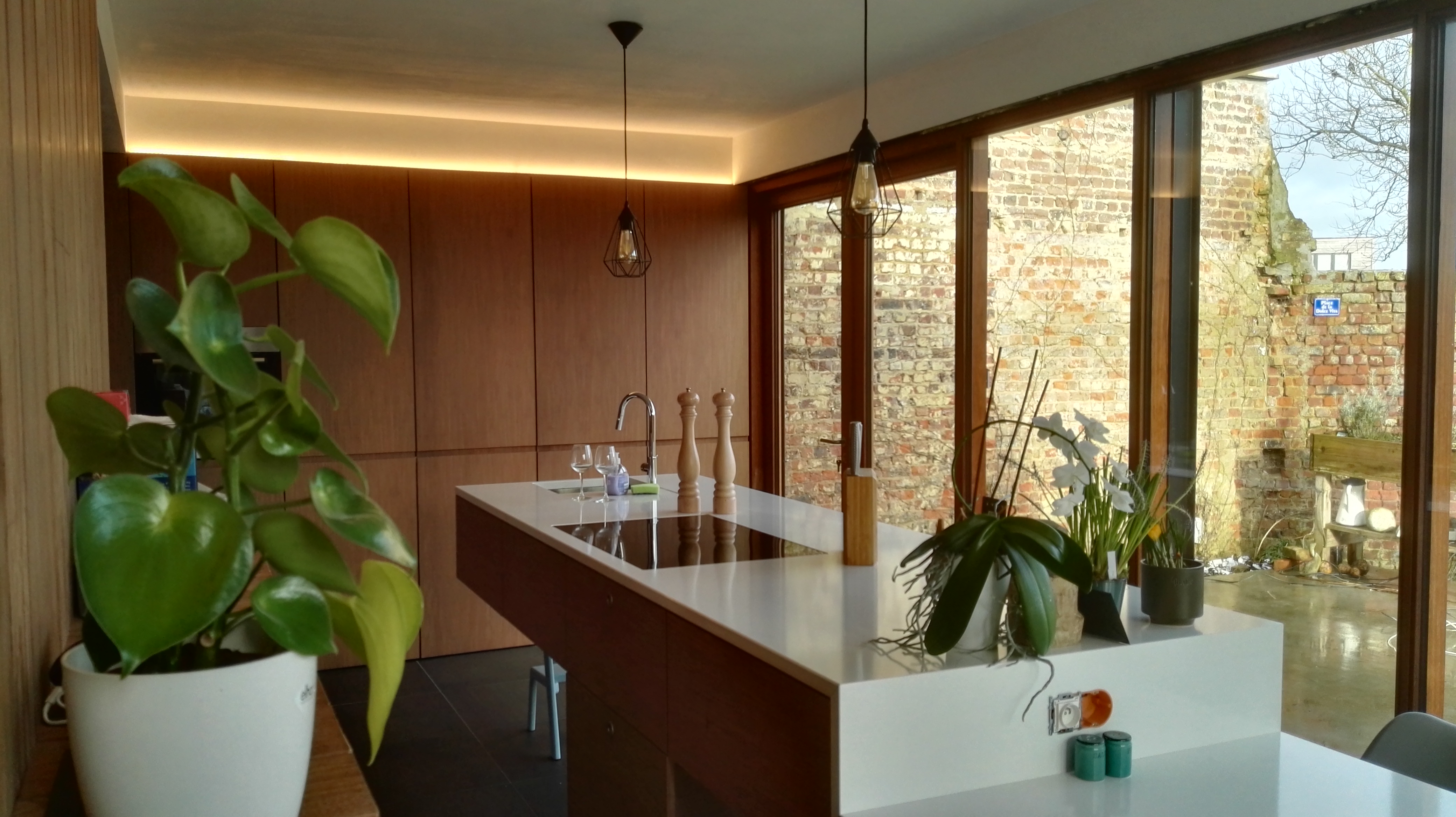 Interieurontwerp keukeneiland