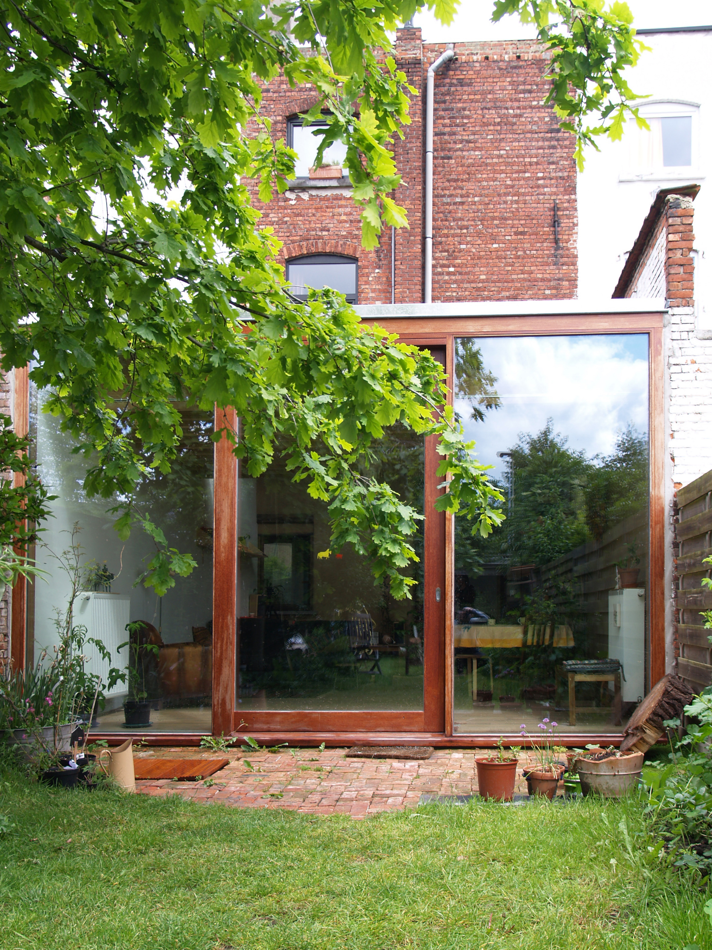 Duurzame verbouwing architectuur stadswoning