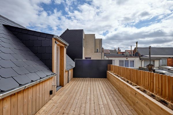 Dakterras houten terras